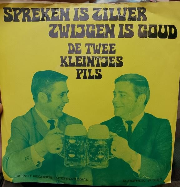 De Twee Kleintjes Pils - Spreken Is Zilver, Fotohoes, Verzenden, Gebruikt, Nederlandstalig