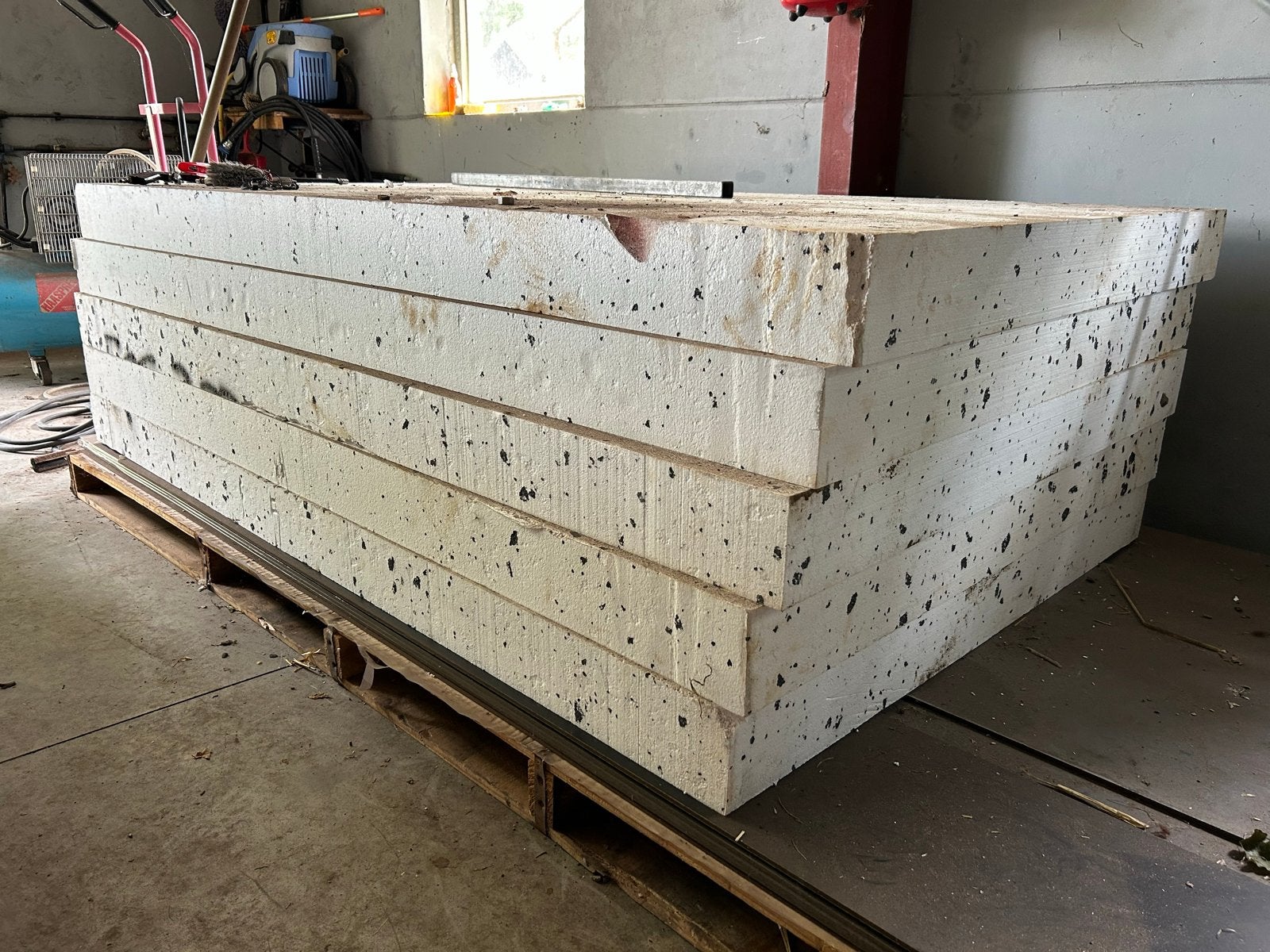 5 EPS 200 isolatieplaten - 120mm dik - 1200x2000mm, Ophalen, 12 cm of meer, Vloerisolatie, Piepschuim (Tempex)
