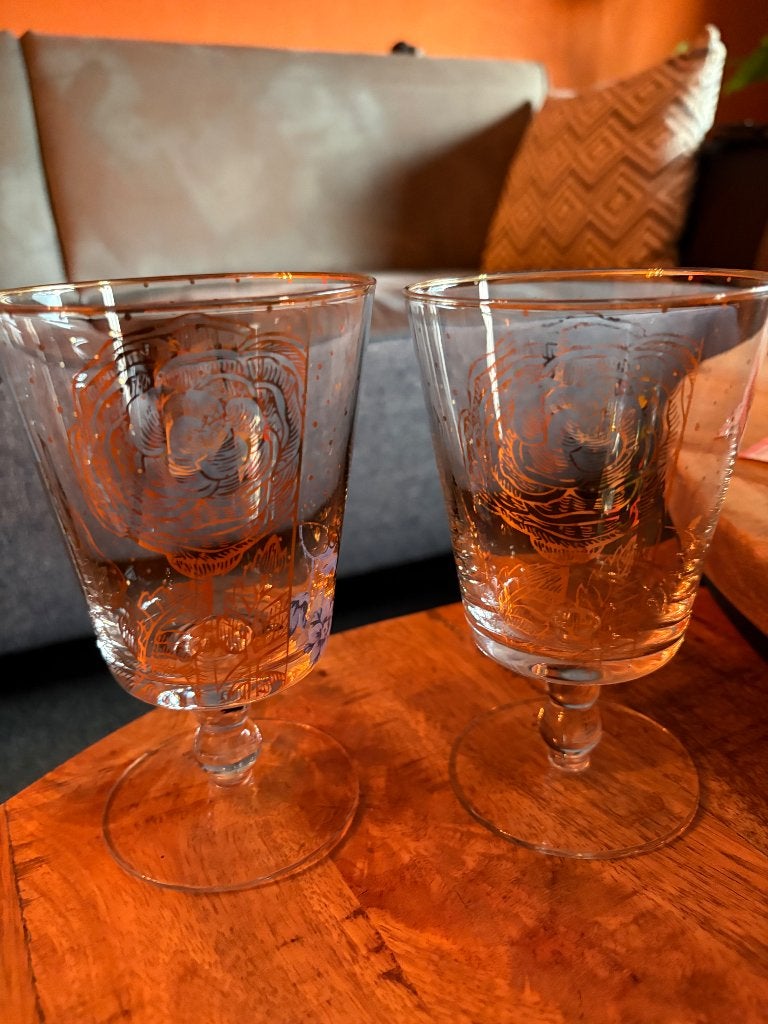 PIP Studio Royal Golden Dots glazen 36 cl, Glas of Glazen, Nieuw, Ophalen of Verzenden, Glas