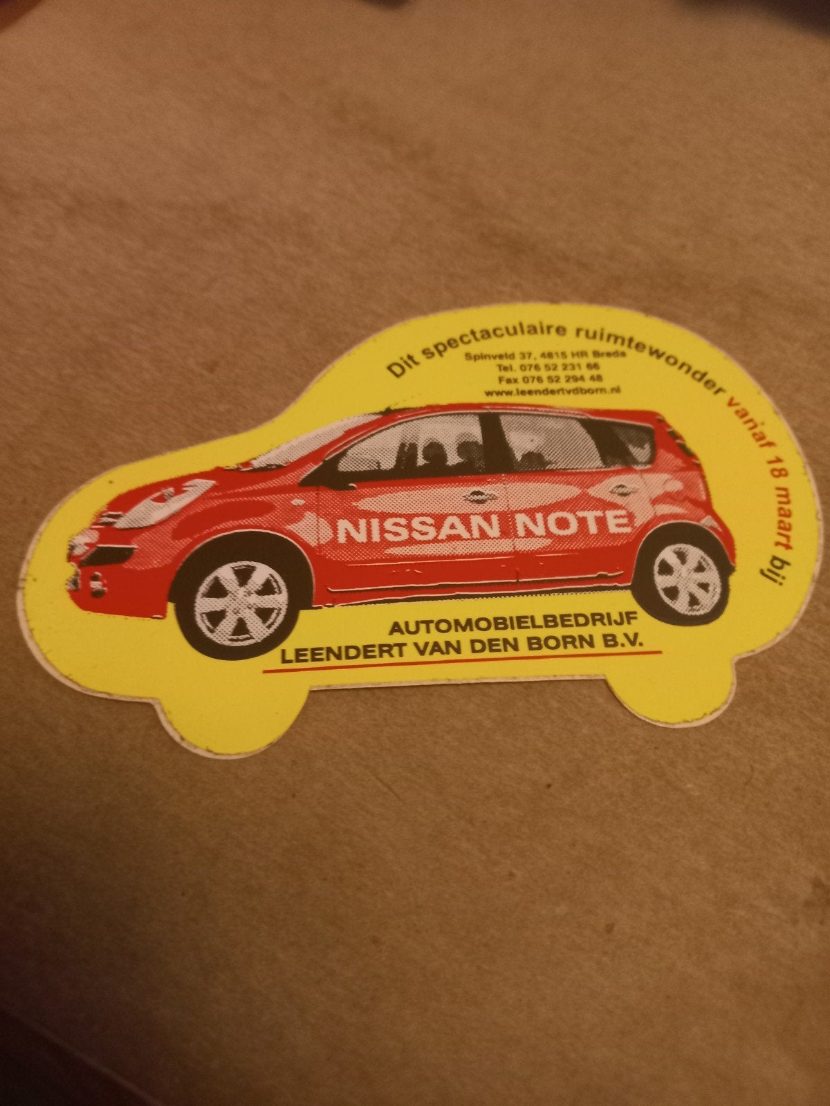 Garage leendert van den born bv breda nissan, Ophalen of Verzenden
