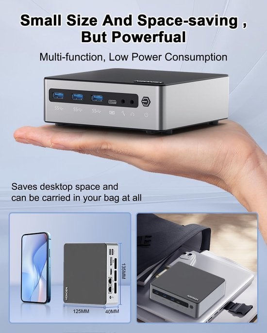 Mini PC – Mini Computer – Desktop PC – Compacte PC, Corvance B.V., Verzenden, Nieuw, Corvancebol@gmail.com