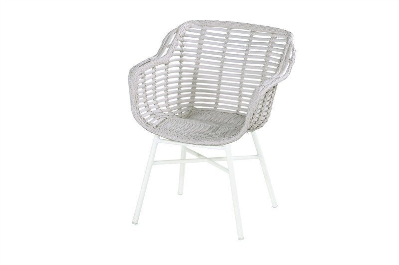 4x Hartman Cecilia Alu Stoelen - Beige/Gebroken Wit, Ophalen, Nieuw, Aluminium