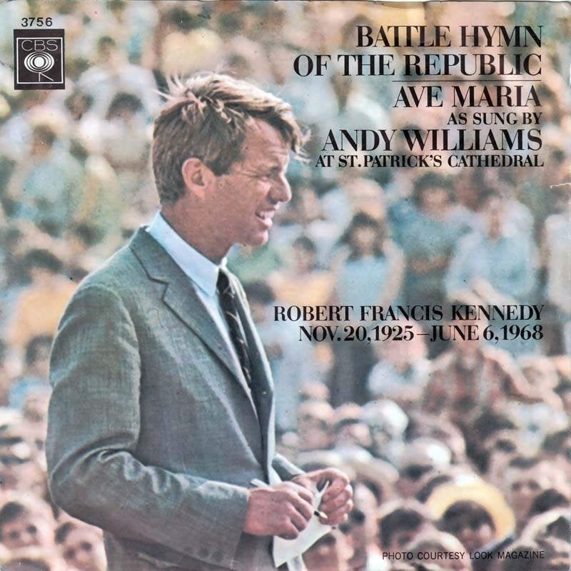 Andy Williams, Battle Hymn Republic 1968/ Robert Kennedy, Cd's en Dvd's, Ophalen, Gebruikt, Pop
