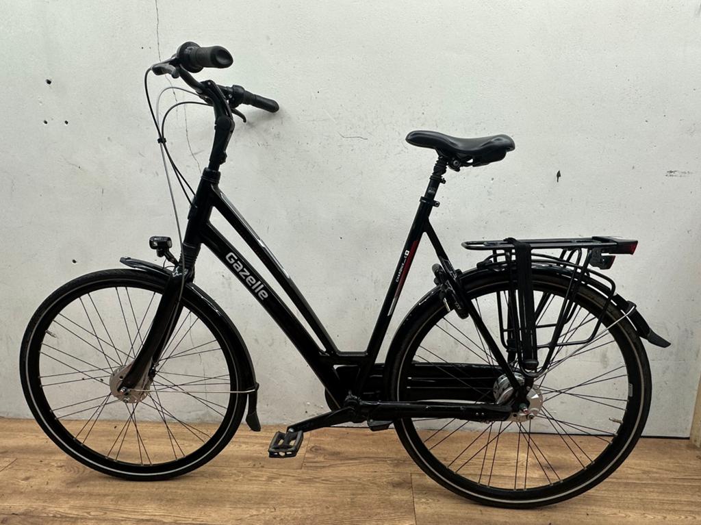 Gazelle chamonix c8 dames stadsfiets 61 cm, Fietsen en Brommers, Fietsen | Dames | Damesfietsen, Zo goed als nieuw, Gazelle, Versnellingen