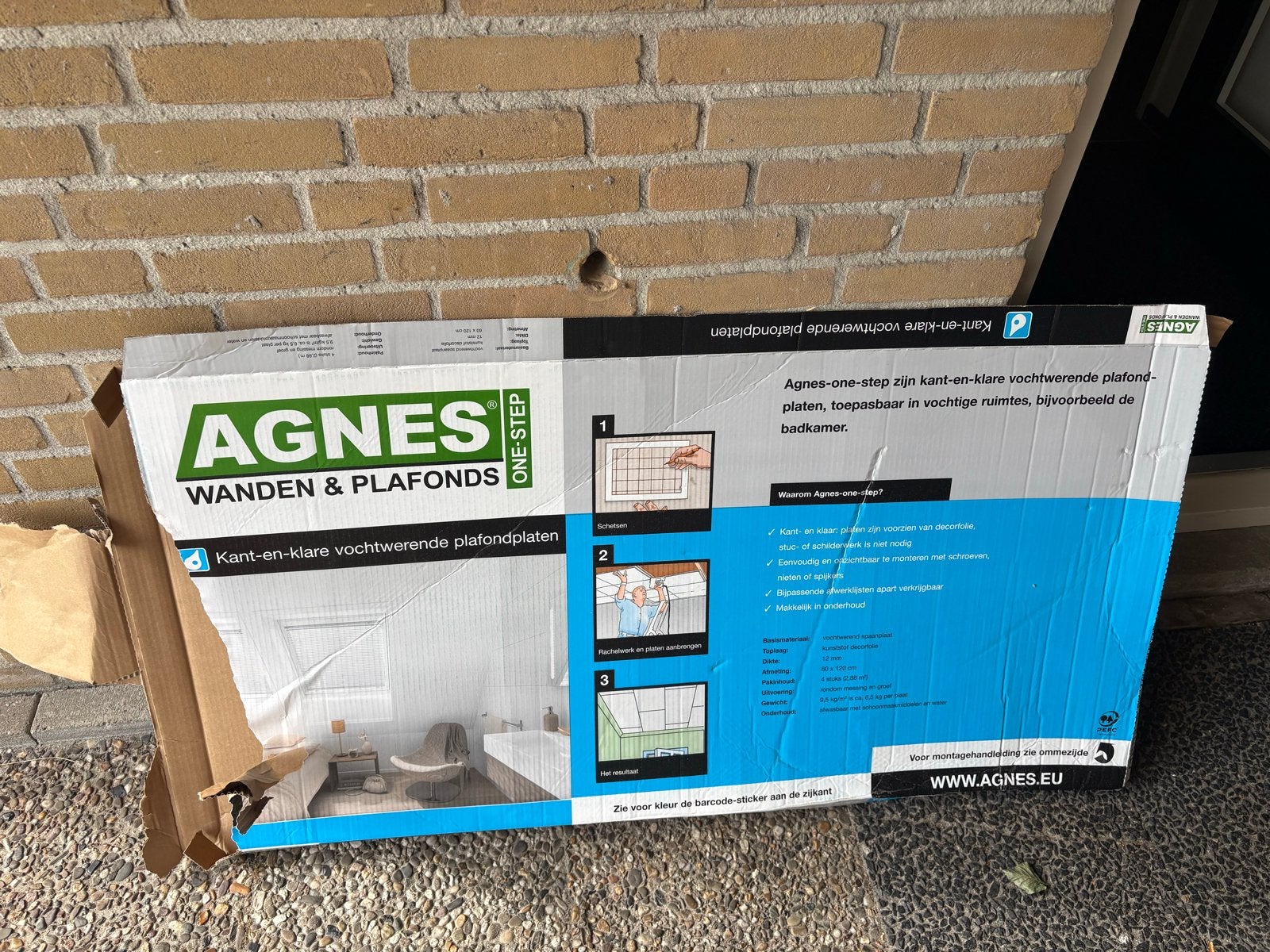 Agnes plafondplaten, vochtwerend, Doe-het-zelf en Verbouw, Ophalen, Nieuw
