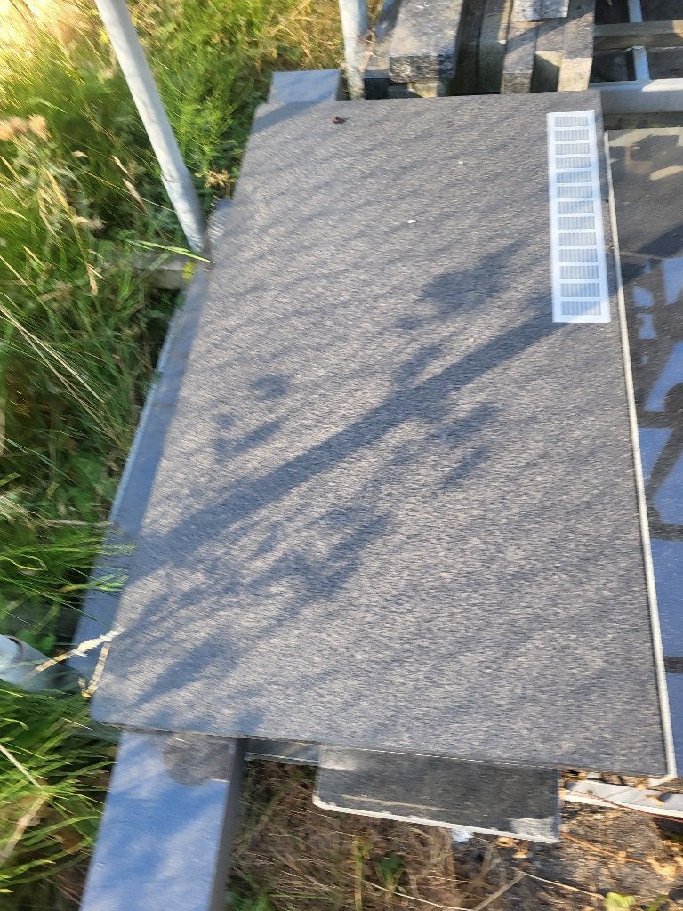 Keukenblad tbv koelkast vriezer, Huis en Inrichting, Ophalen, 100 tot 150 cm, Zwart, Zo goed als nieuw