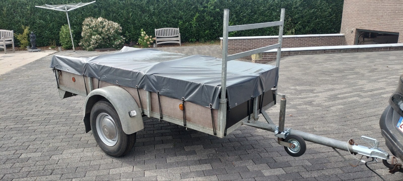 aanhanger enkelasser, Ophalen, Gebruikt
