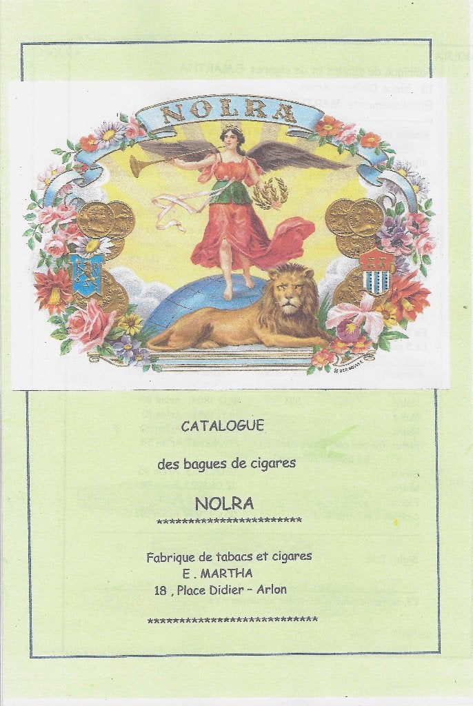 cataloges  NOLRA  sigarenbandjes, Verzamelen, Ophalen of Verzenden, Sigarenbandjes