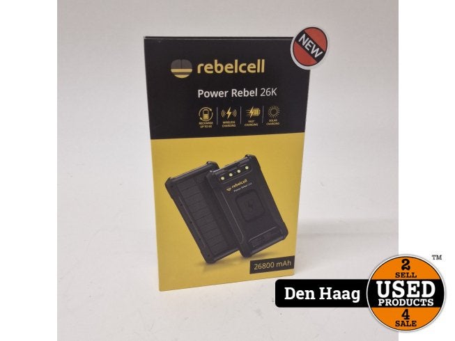 Rebelcell Power Rebel 26K Powerbank 26800mAh 99Wh | Nieuw, Flex Ltd., Nieuw, https://flex.com/contact-us, Nobelstraat 10, 5807 GA Oostrum LB, Limburg, Nederland