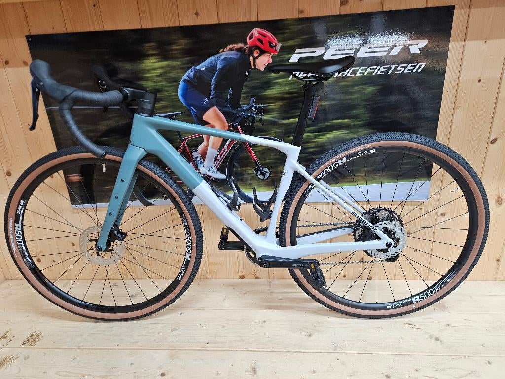Superior 9.5 GRA Full Carbon Maat XS Shimano GRX Jeugd Dames, Carbon, Nieuw, Minder dan 49 cm, Meer dan 20 versnellingen