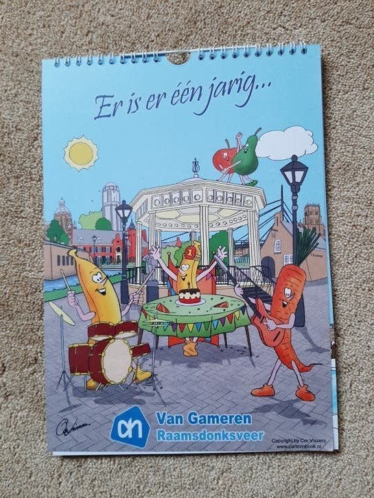 verjaardagskalender Raamsdonksveer, Ophalen of Verzenden, Maandkalender, Nieuw