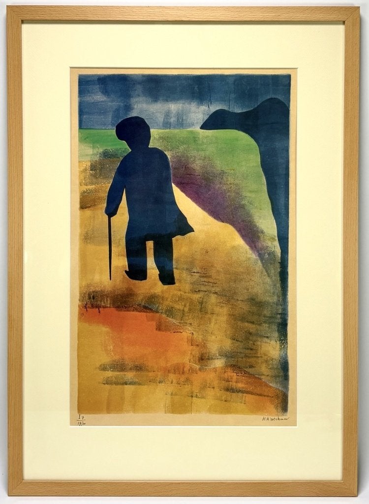 195. Prent, H. N. Werkman – "De weg terug", 1985, Ophalen