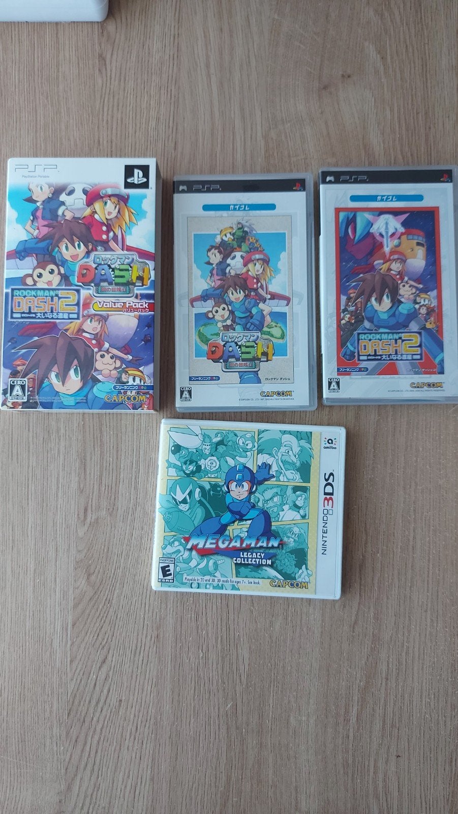 Megaman Dash 1&2 + Megaman Legacy Collection 3DS, Gebruikt, 1 speler, Ophalen of Verzenden, Platform
