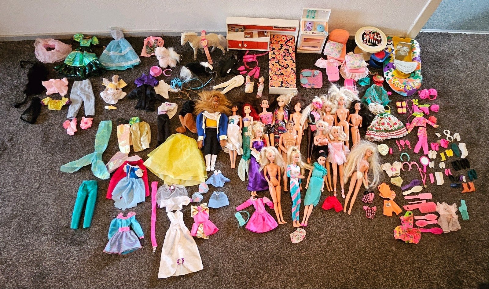 Oude Barbies en spulletjes, Ophalen of Verzenden, Barbie