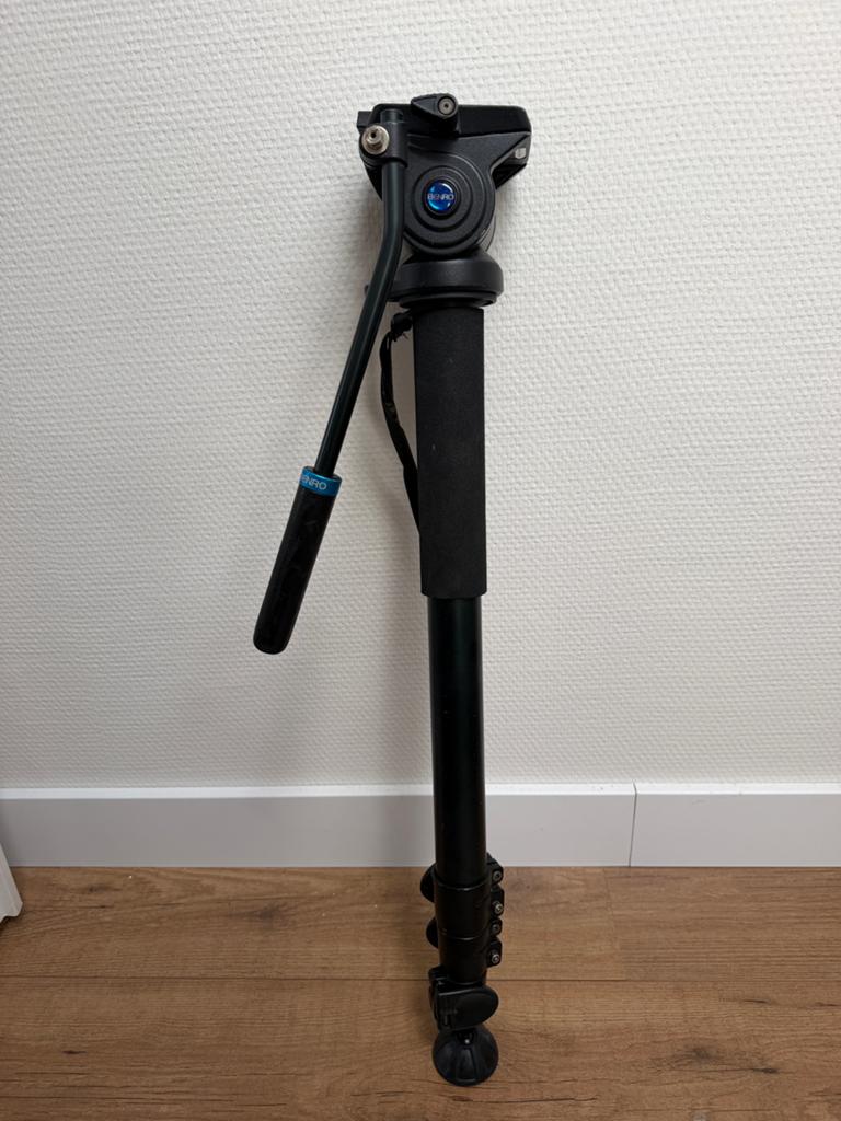 Benro video monopod, Ophalen, Eenpoot, Zo goed als nieuw, 150 tot 175 cm