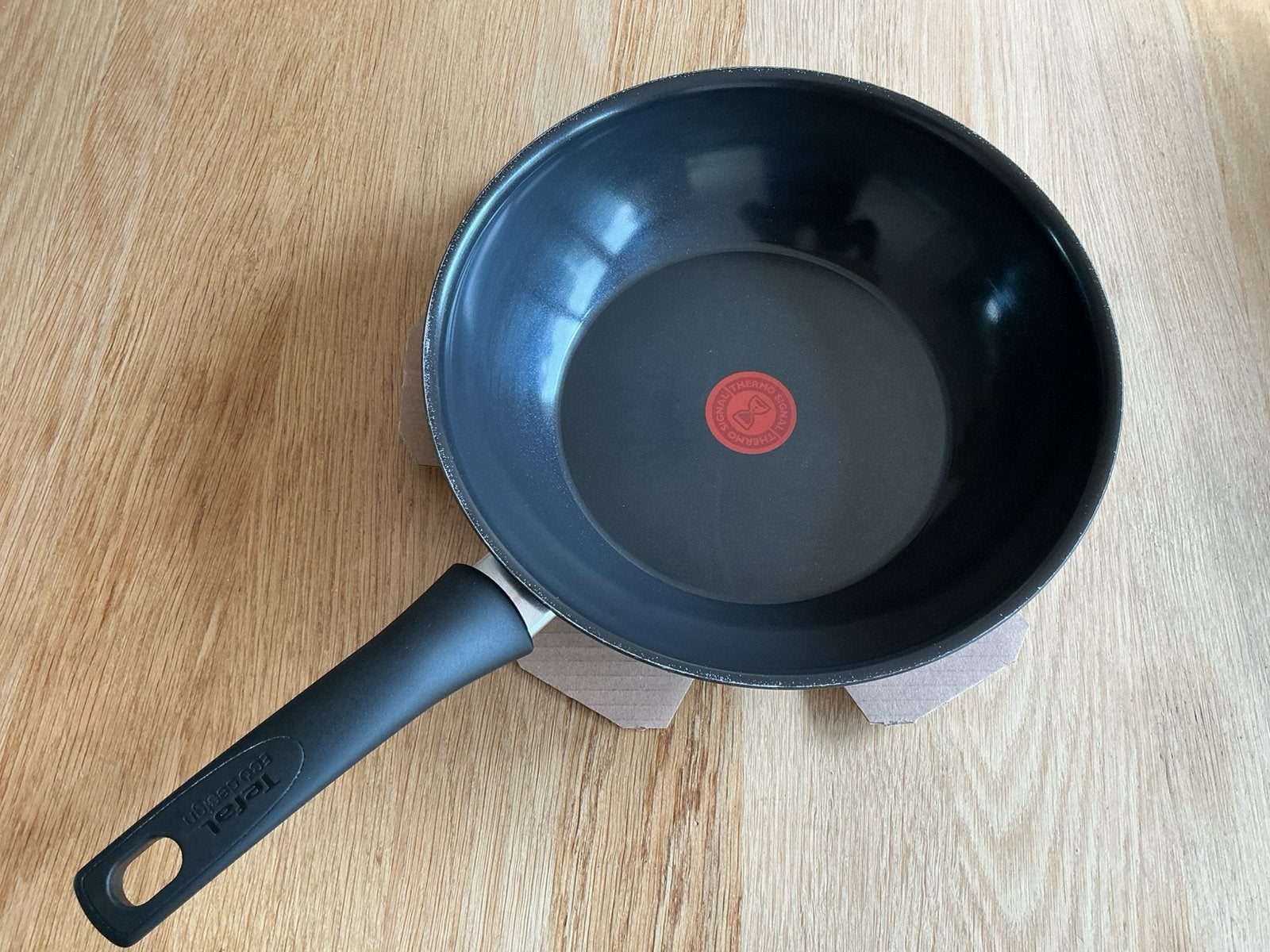Tefal wokpan - Renew ON - 28cm - geschikt voor inductie, Ophalen of Verzenden, Zo goed als nieuw, Wok
