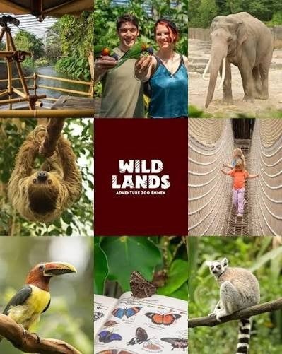 2 kaartjes Wildlands Emmen, Twee personen, Ticket of Toegangskaart