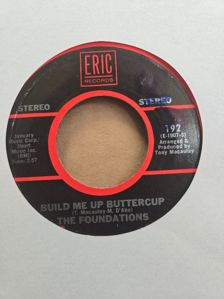 Foundations -Build me up buttercup/Baby,now that i found you, 7 inch, Ophalen of Verzenden, Zo goed als nieuw, Pop