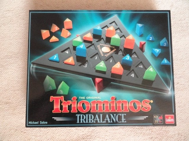 Triominos Tribalance, Hobby en Vrije tijd, Gezelschapsspellen | Overige, Verzenden, Zo goed als nieuw