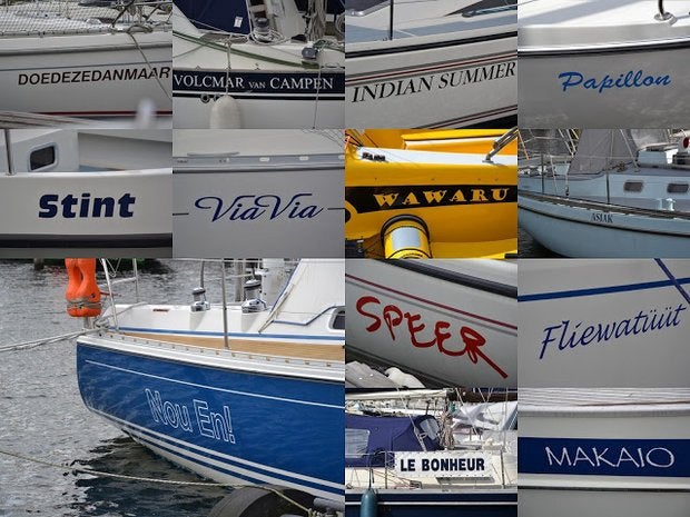 Bootstickers alle kleuren - eigen ontwerp, Ophalen of Verzenden, Nieuw, Motor en Techniek
