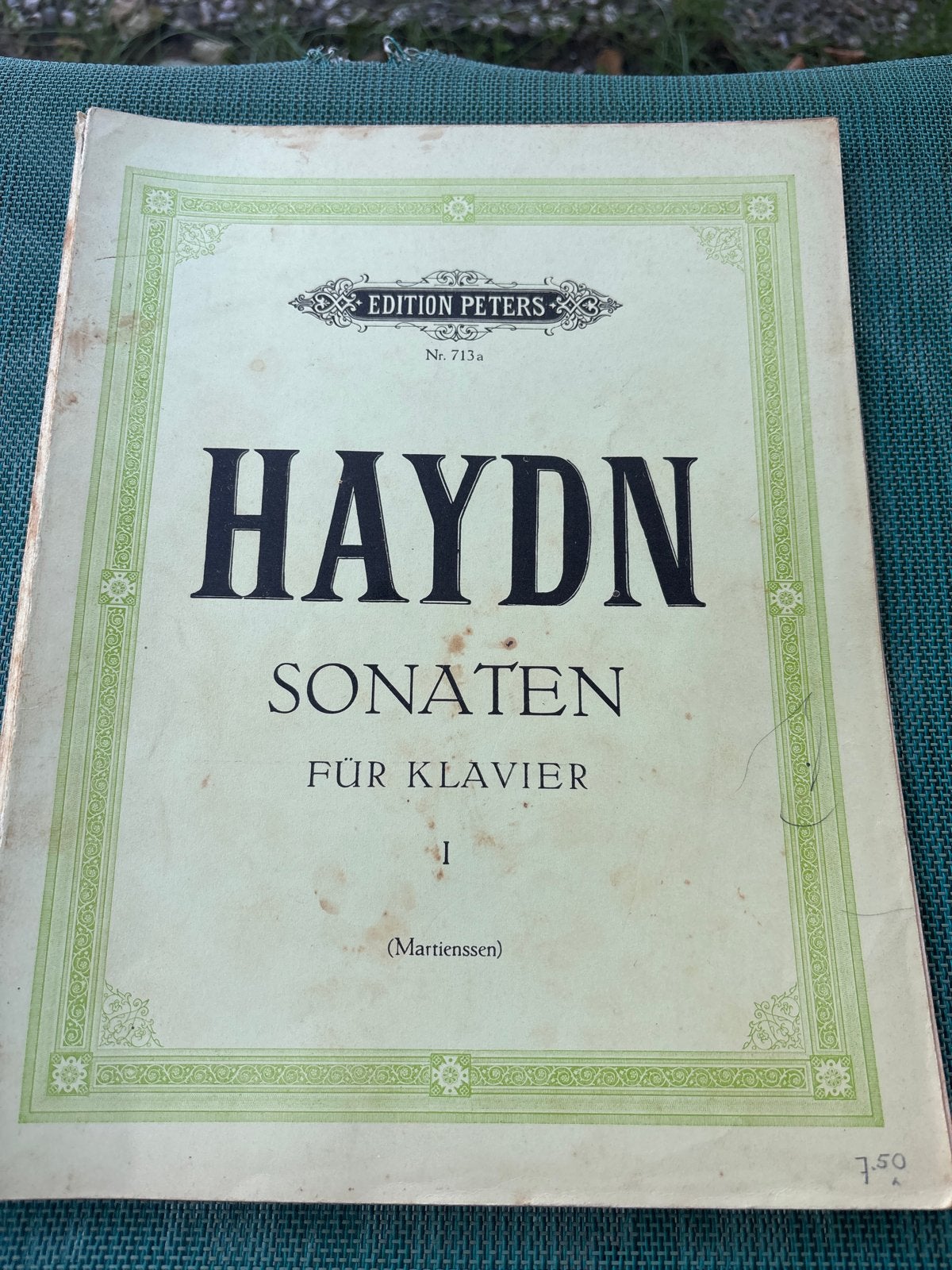 Haydn Sonaten für Klavier - Deel 1 (Martienssen), Gebruikt, Klassiek, Ophalen of Verzenden, Artiest of Componist
