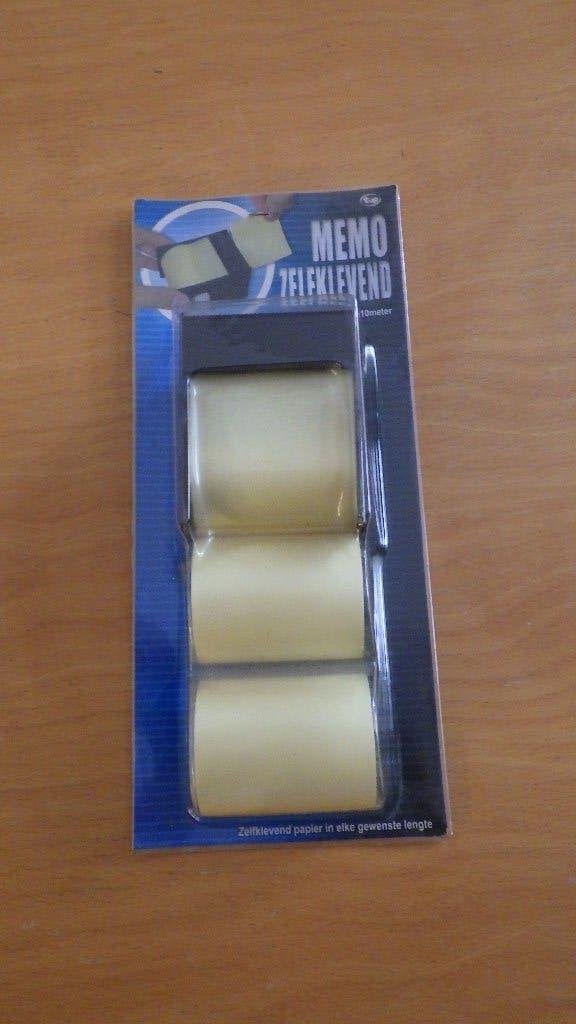 retro zelfklevend notitieblok, Ophalen of Verzenden, Gebruikt