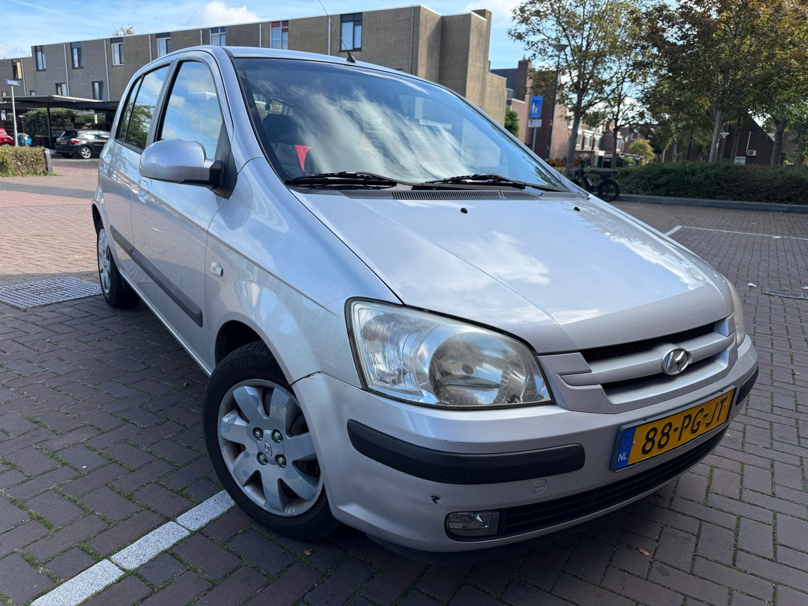 Hyundai Getz 1.6-16V/APK MEI 2027/AIRCO, Auto's, Voorwielaandrijving, 40 €/maand, 1599 cc, 4 cilinders