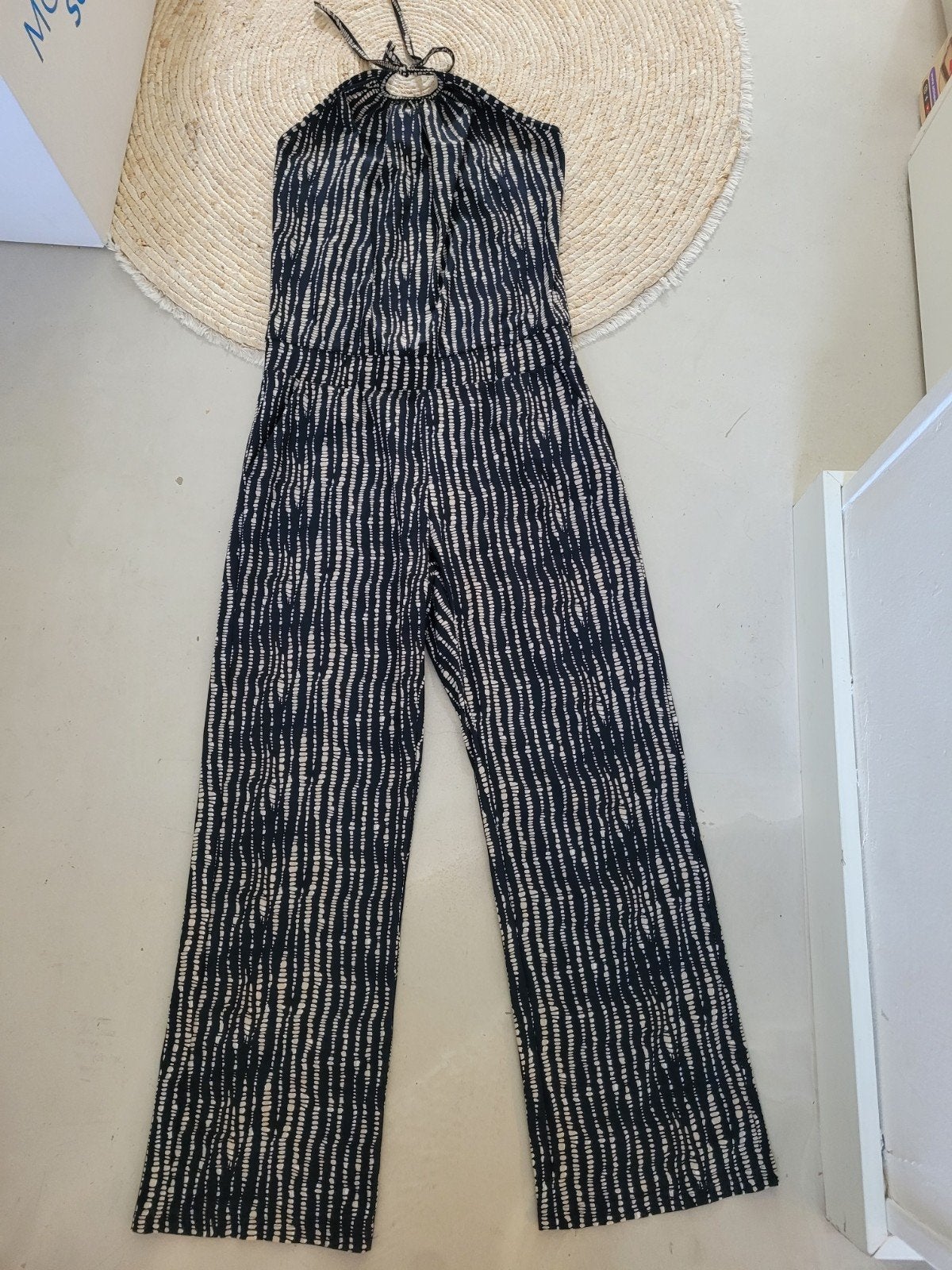 TRAVEL JUMPSUIT STUDIO ANNELOES HALTER MAAT L, Kleding | Dames, Jumpsuits, Studio Anneloes, Zwart, Maat 42/44 (L), Ophalen of Verzenden