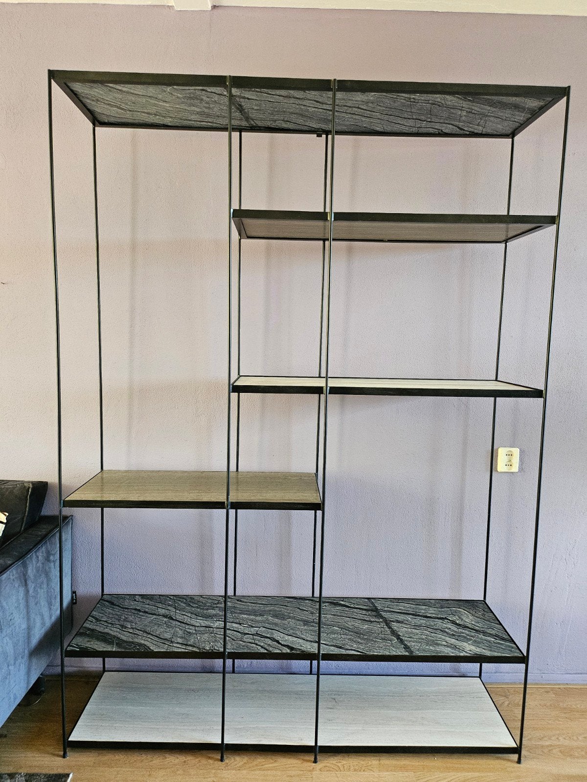 vakken kast metaal en steen, Ophalen, 200 cm of meer, 50 tot 100 cm, Metaal