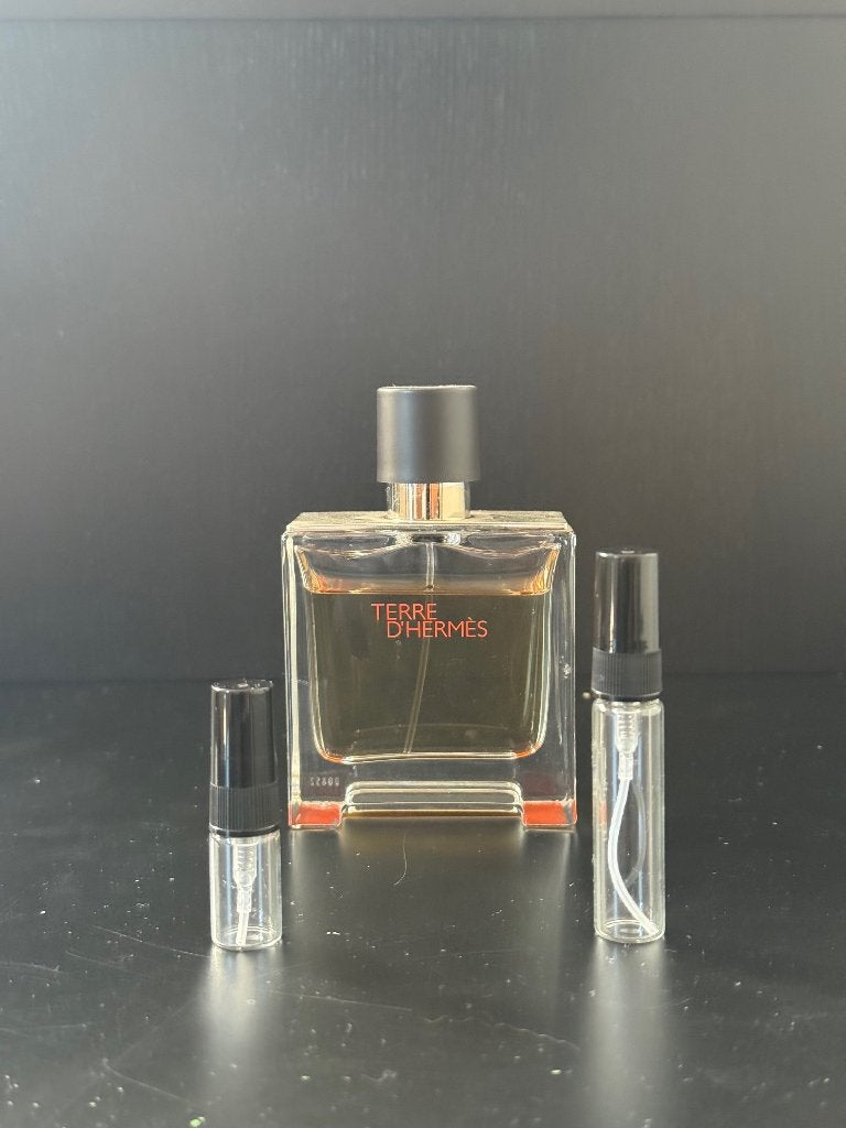 Terre d’Hermès Parfum 1-10ML Parfum Sample Tester Decant, Ophalen of Verzenden, Zo goed als nieuw