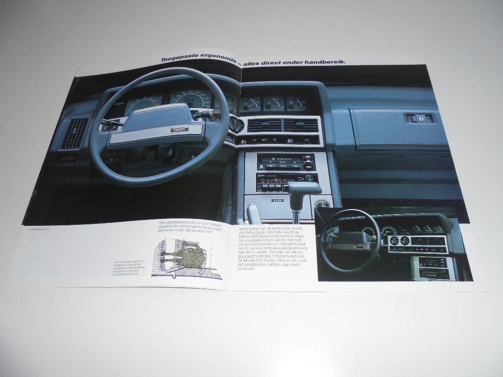 brochure Mazda 929  1985, Ophalen of Verzenden, Gelezen, Mazda