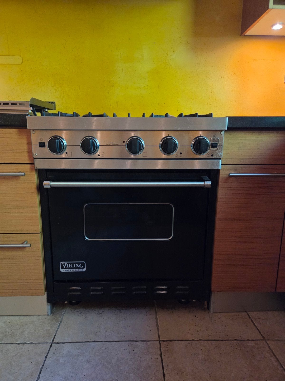 Viking Professional Gasfornuis met Oven, Ophalen, Gebruikt, 60 cm of meer, 4 kookzones