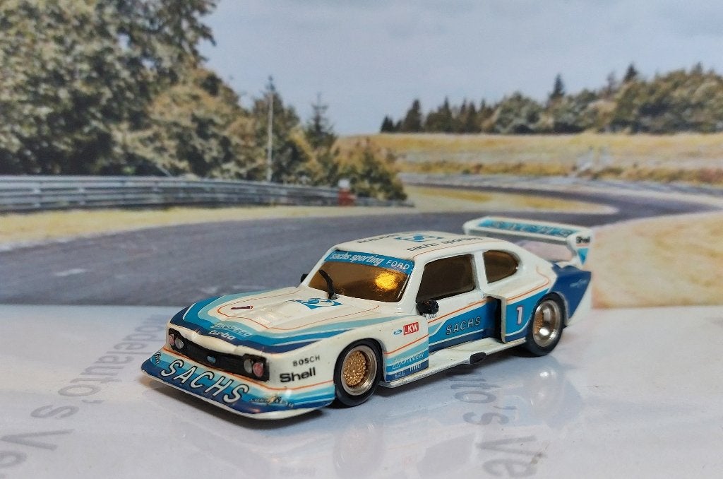 1:43 Ford Capri Zakspeed Turbo III #1; DRM 1979; Mini Racing, Ophalen of Verzenden, Gebruikt, Auto, Overige merken