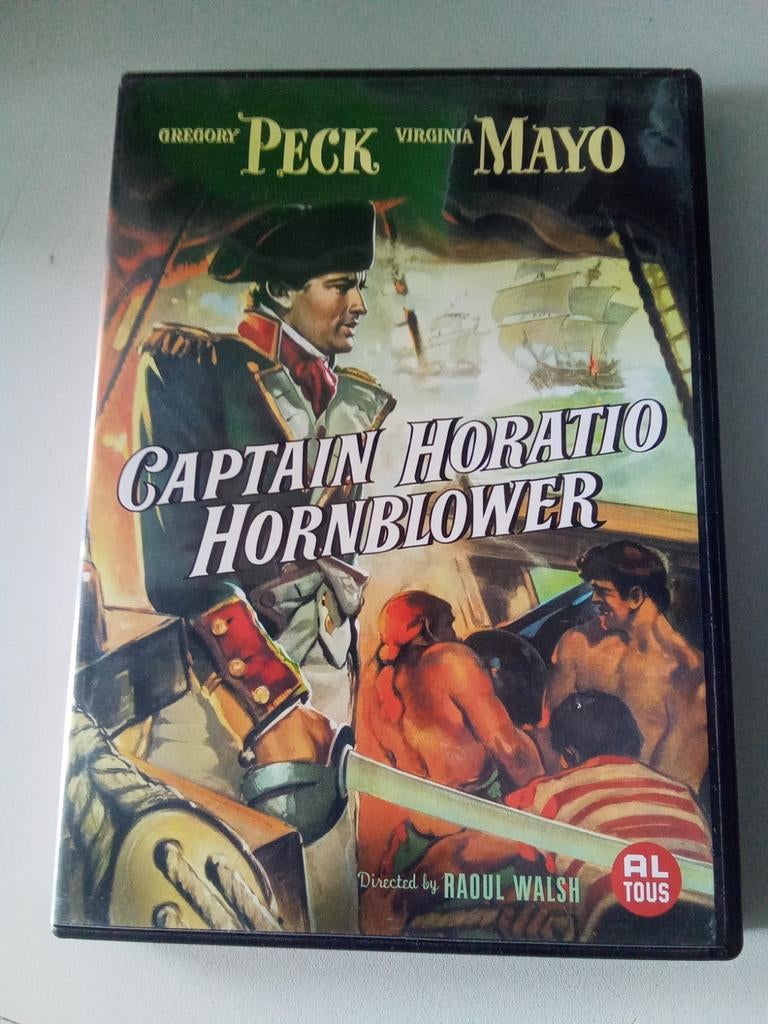 Captain Horatio Hornblower 1950 met Gregory Peck, Alle leeftijden, Ophalen of Verzenden, Zo goed als nieuw, 1940 tot 1960