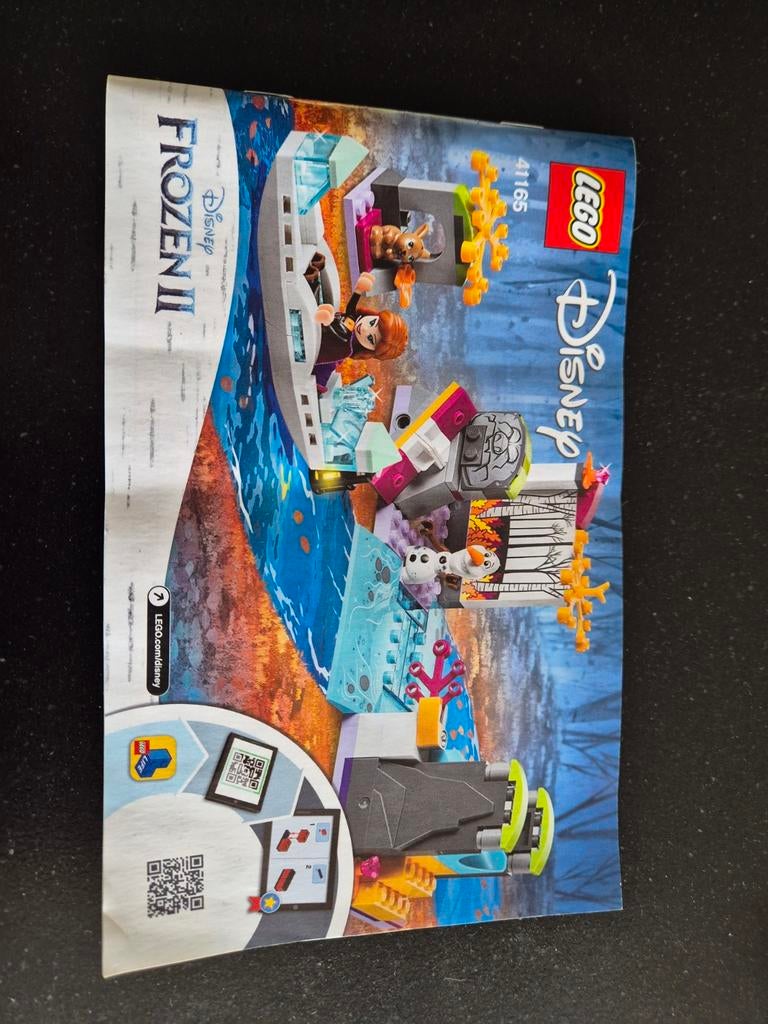 Lego Disney Frozen II 41165 Anna's Kano-expeditie, Ophalen, Compleet, Lego, Zo goed als nieuw