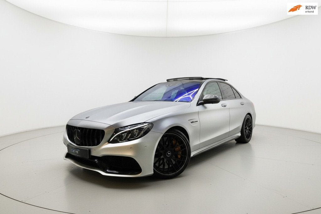Mercedes-Benz C-klasse 63 AMG S KERAMISCH/SCHAAL/BOM VOL, Auto's, Automaat, Achterwielaandrijving, Gebruikt, 510 pk
