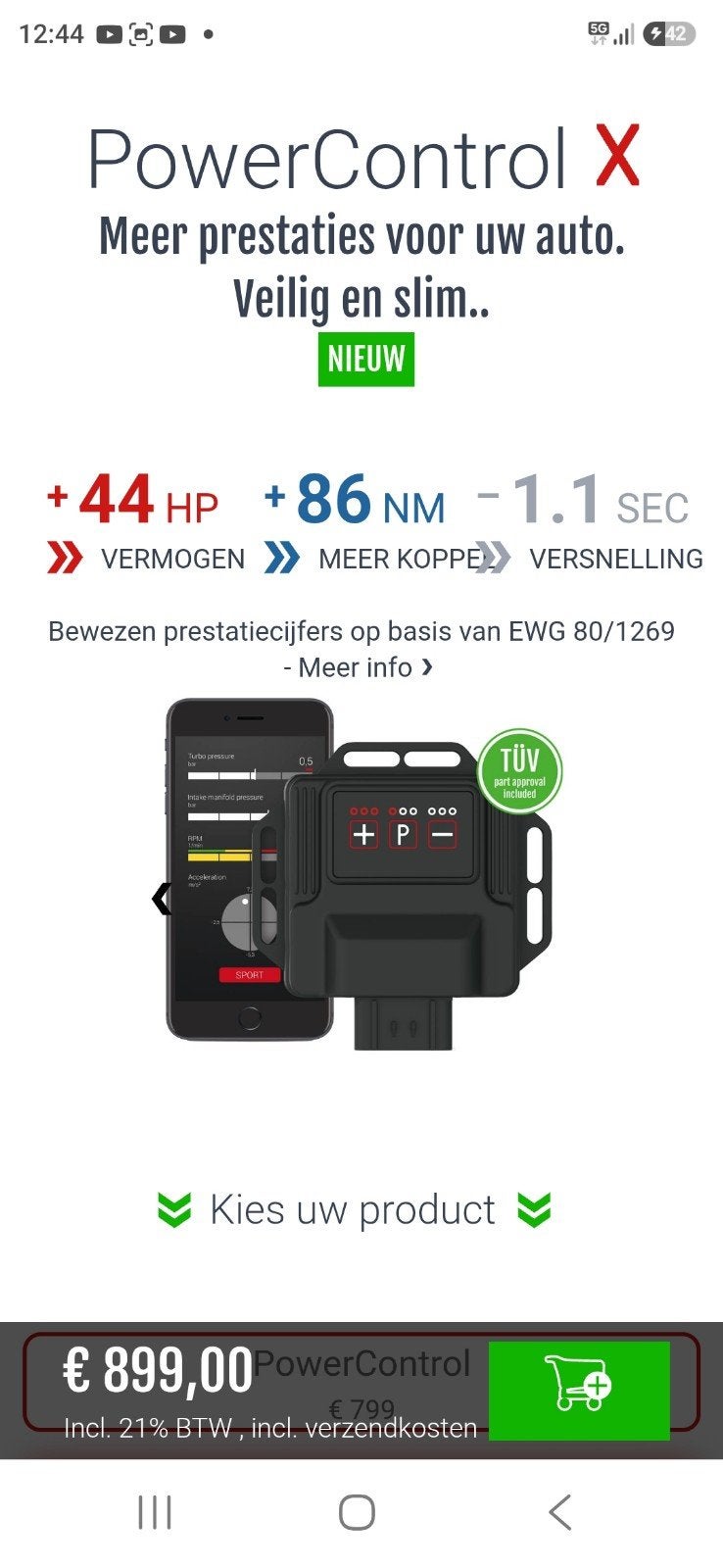 DTE Systems PowerControl X Tuningbox voor BMW F40 M135i, Ophalen of Verzenden