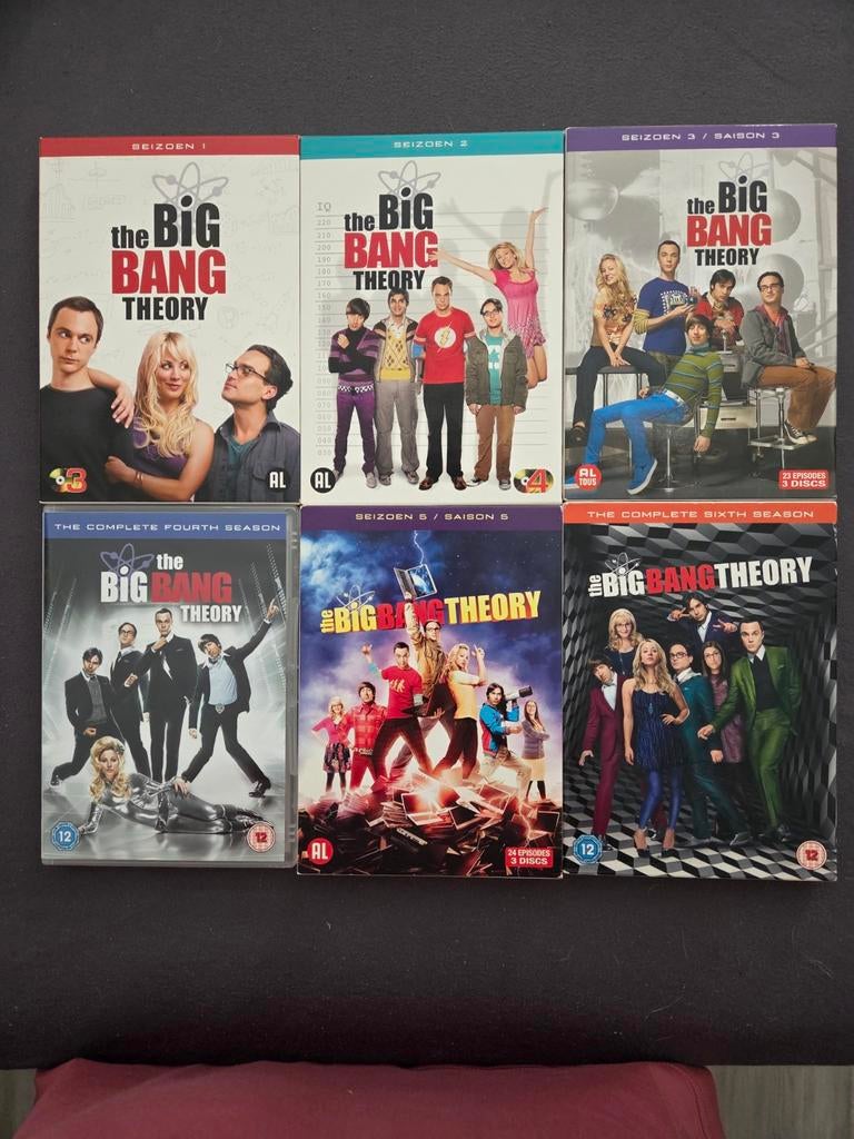 The Big Bang Theory tv serie 6 seizoenen dvd serie humor com, Alle leeftijden, Boxset, Ophalen of Verzenden, Zo goed als nieuw