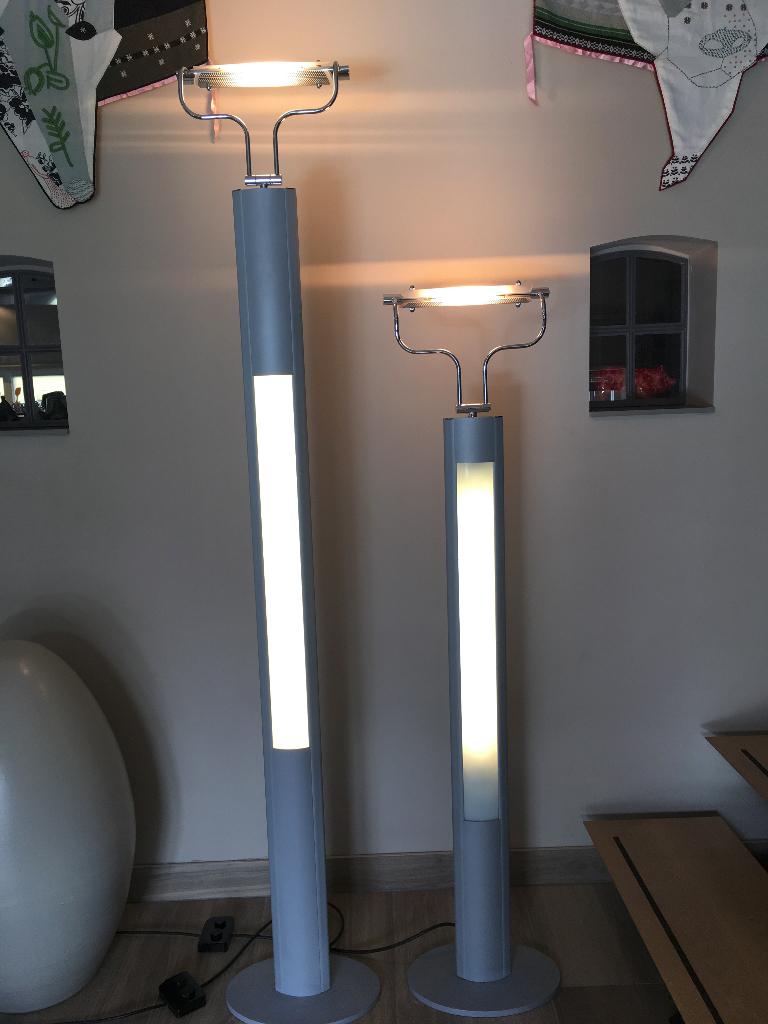 staande vloerlamp van Kemner 136cm hoog, Ophalen, Gebruikt, Glas, 150 tot 200 cm