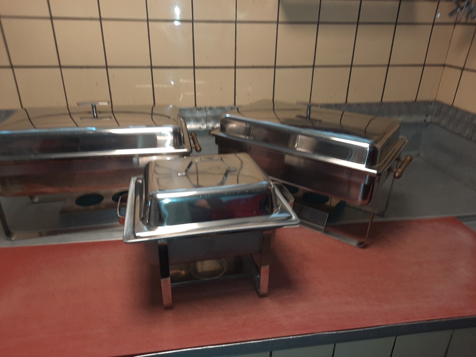Chafing dishes / Warmhoudbakken, Ophalen of Verzenden, Gebruikt