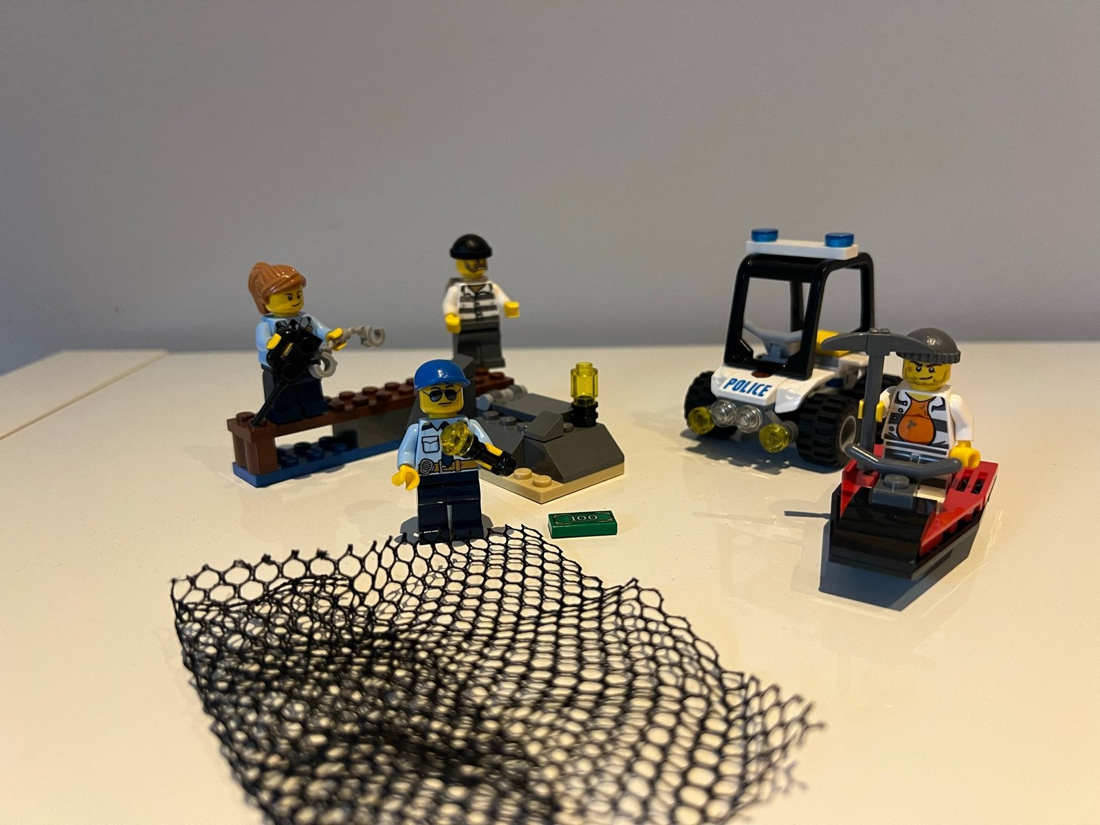 Lego City 60127 Gevangenis Eiland Starter Set, Ophalen of Verzenden, Gebruikt