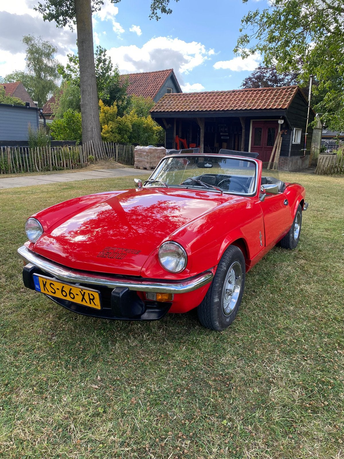 Triumph Spitfire 1.5 TC 1978 Rood, Zwart, Cabriolet, Triumph, Origineel Nederlands