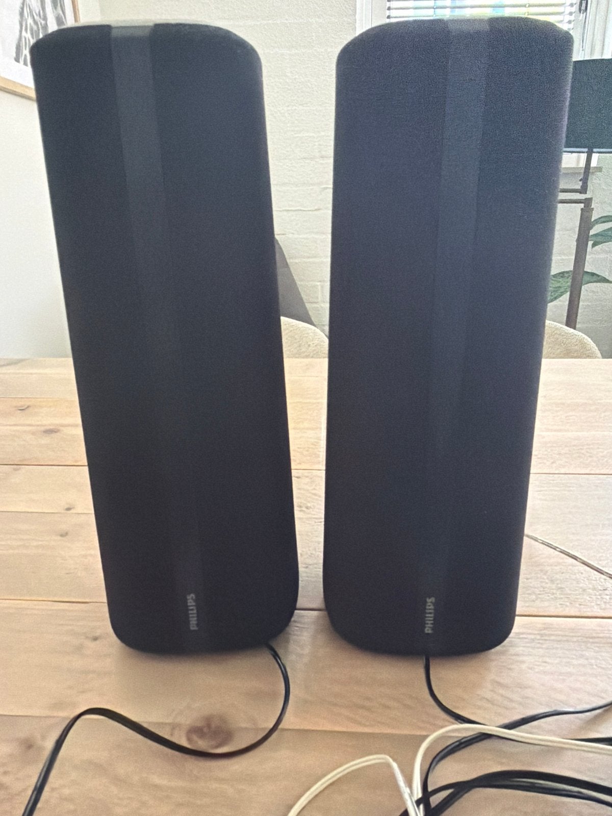 Philips Soundbar met 2 Speakers - Complete Set, Ophalen of Verzenden, Bluetooth, Gebruikt