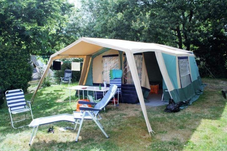 2 x Trigano Chantilly met lattenbodems, Trigano, Meerkleurig, Ophalen of Verzenden, Aanwezig