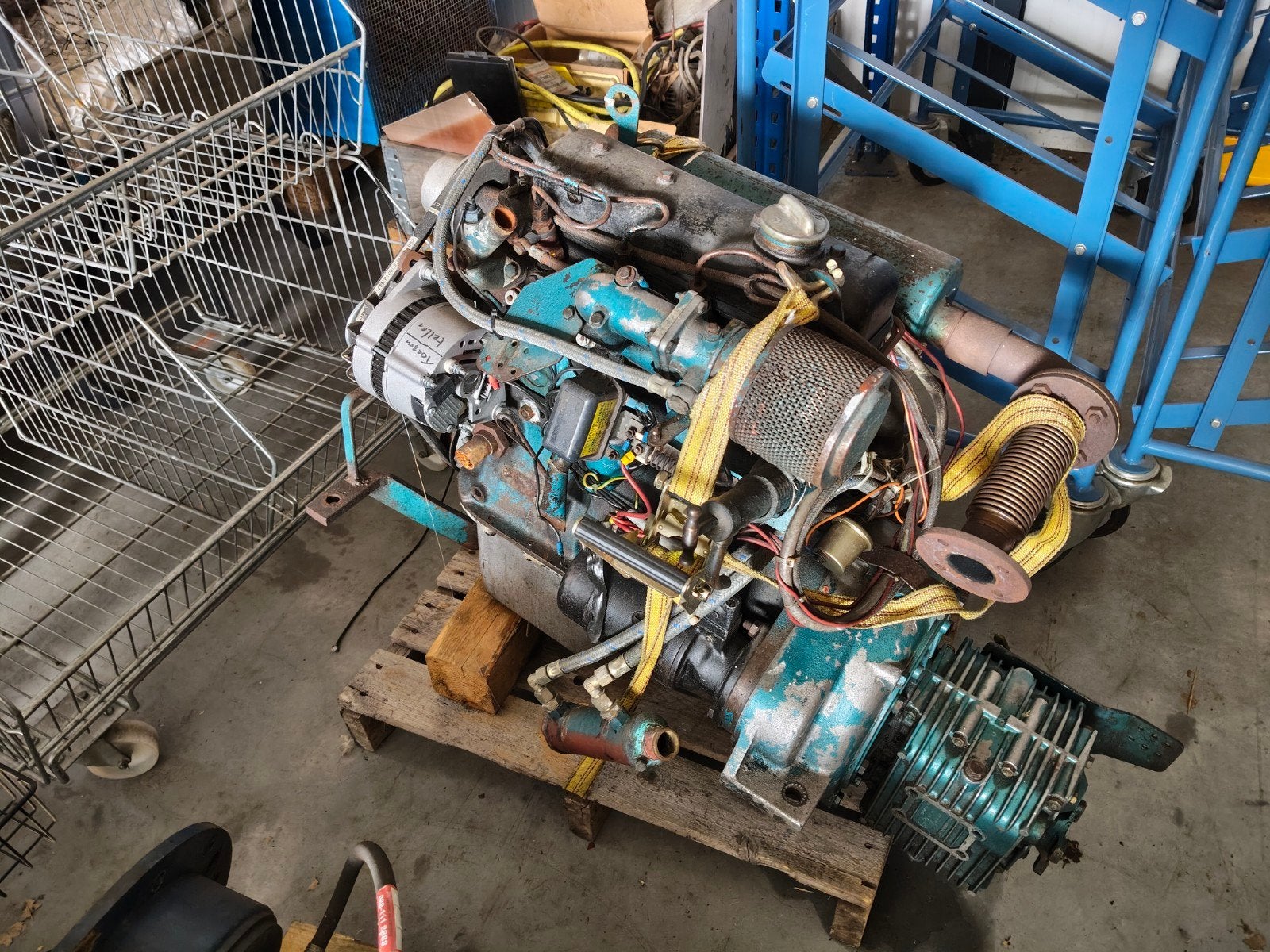 Mercedes OM 636 + keerkoppeling, Watersport en Boten, Buiten- en Binnenboordmotoren, Ophalen, Gebruikt, Binnenboordmotor, Diesel