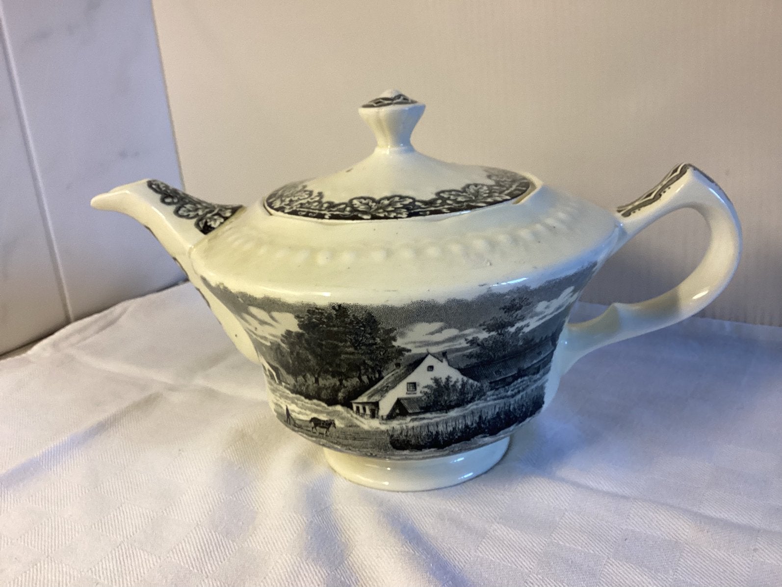 Vintage theepot Societe Ceramique Maastricht, Ophalen of Verzenden