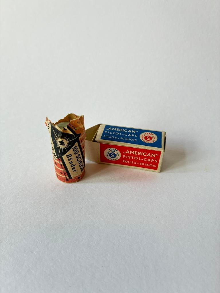 Vintage schuurmans amorces / klappertjes, Ophalen of Verzenden, Overige typen