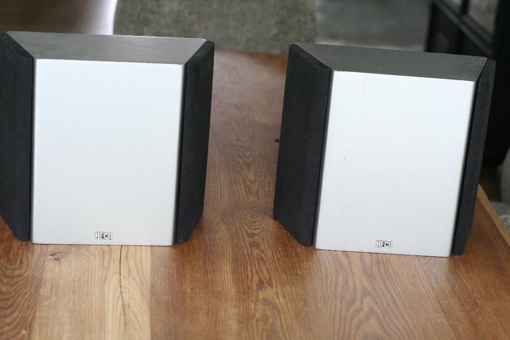 2x HECO Argon surround silver edition speakers, Audio, Tv en Foto, Luidsprekers, Overige merken, Gebruikt, Ophalen of Verzenden