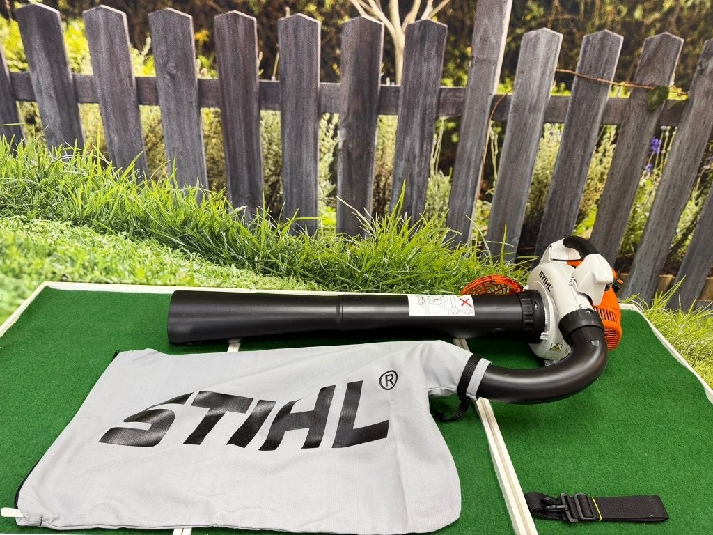 Stihl SH 86 C bladblazer/bladzuiger met versnipperfunctie, Tuin en Terras, Ophalen, Met opvangzak, Handgedragen, Zo goed als nieuw