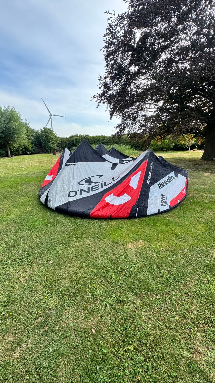 Reedin kitesurfset, Watersport en Boten, Geen board, Ophalen, Zo goed als nieuw, 12 m²